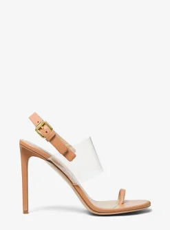 Sandália em vinil e pele Catherine | Michael Kors [PT]