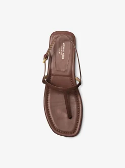 Sandália integralmente em pele | Michael Kors [PT]