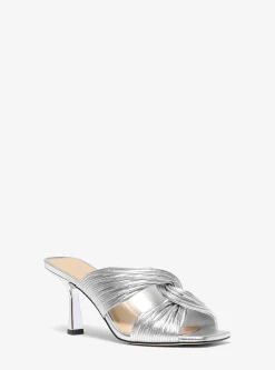 Sandália mule metalizada Alessia | Michael Kors [PT]