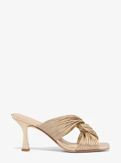 Sandália mule metalizada Alessia | Michael Kors [PT]