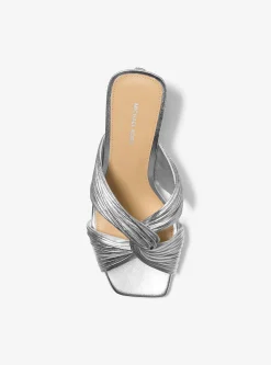 Sandália mule metalizada Alessia | Michael Kors [PT]