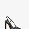Sapato pump aberto atrás em malha adornado com cristais Alora | Michael Kors [PT]