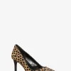 Sapatos de salto em pelo de bezerro com estampado de leopardo Alina Flex | Michael Kors [PT]