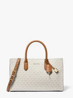 Satchel com logótipo exclusivo Scarlett média | Michael Kors [PT]
