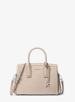 Satchel com logótipo exclusivo Laila pequena | Michael Kors [PT]