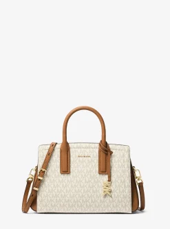 Satchel com logótipo exclusivo Laila pequena | Michael Kors [PT]