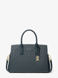 Satchel com logótipo exclusivo Laila média | Michael Kors [PT]