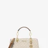 Satchel com logótipo exclusivo Cynthia pequena | Michael Kors [PT]