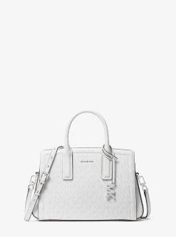 Satchel com logótipo exclusivo Laila pequena | Michael Kors [PT]