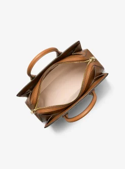 Satchel com logótipo exclusivo Laila média | Michael Kors [PT]