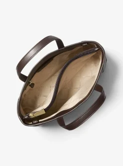 Satchel com logótipo exclusivo Sallie média | Michael Kors [PT]