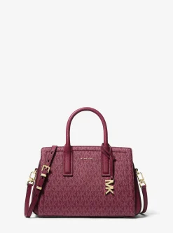 Satchel com logótipo exclusivo Laila pequena | Michael Kors [PT]