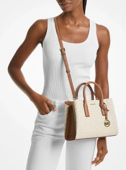 Satchel com logótipo exclusivo Ruthie pequena | Michael Kors [PT]