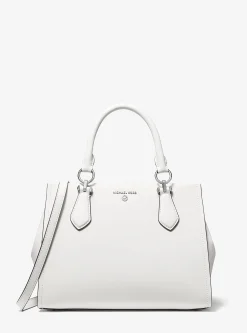 Satchel de couro saffiano Marilyn média | Michael Kors [PT]
