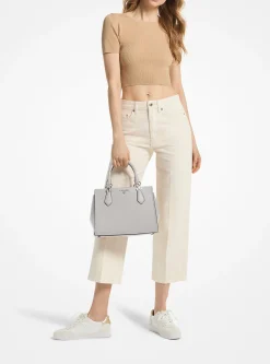 Satchel de couro saffiano Marilyn média | Michael Kors [PT]
