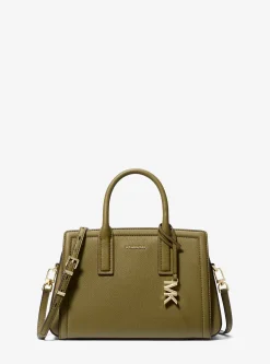Satchel em pele granulada Laila pequena | Michael Kors [PT]