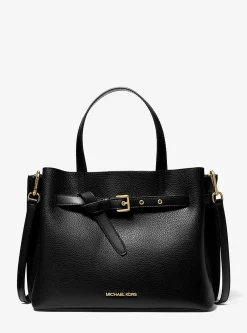 Satchel em pele granulada Emilia grande | Michael Kors [PT]