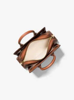 Satchel em pele granulada Laila pequena | Michael Kors [PT]