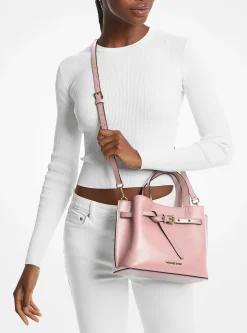 Satchel em pele granulada Emilia pequena | Michael Kors [PT]