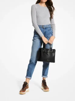 Satchel em pele granulada Emilia grande | Michael Kors [PT]