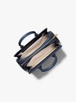 Satchel em pele granulada Laila pequena | Michael Kors [PT]
