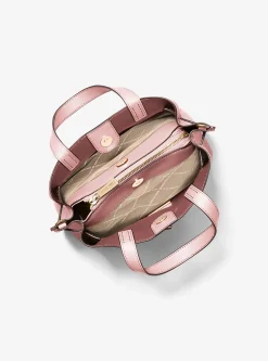 Satchel em pele granulada Emilia pequena | Michael Kors [PT]