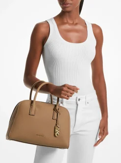 Satchel em pele granulada Ashton média | Michael Kors [PT]
