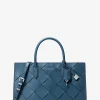 Satchel em pele tecida Scarlett média | Michael Kors [PT]