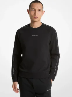 Sweatshirt em mistura de algodão com fita com logótipo | Michael Kors [PT]