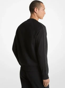 Sweatshirt em mistura de algodão com fita com logótipo | Michael Kors [PT]