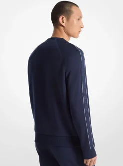 Sweatshirt em mistura de algodão com fita com logótipo | Michael Kors [PT]