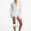 Túnica com colarinho em rami | Michael Kors [PT]