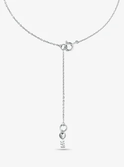 [to be translated to pt_PT] Precious Metal-Plated Sterling Silver Pavé Heart Necklace | Michael Kors [PT]