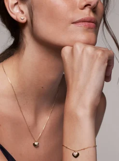 [to be translated to pt_PT] Precious Metal-Plated Sterling Silver Pavé Heart Necklace | Michael Kors [PT]