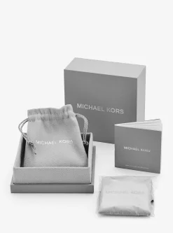[to be translated to pt_PT] Precious Metal-Plated Sterling Silver Pavé Heart Necklace | Michael Kors [PT]