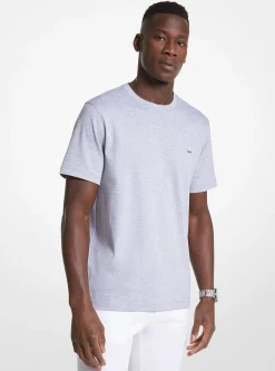 T-shirt com gola redonda em algodão | Michael Kors [PT]