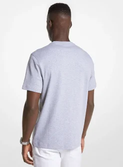 T-shirt com gola redonda em algodão | Michael Kors [PT]