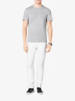 T-shirt com gola redonda em algodão | Michael Kors [PT]
