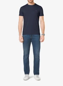 T-shirt com gola redonda em algodão | Michael Kors [PT]