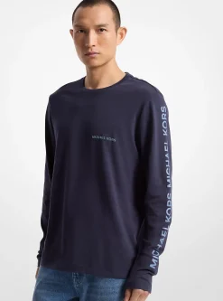 T-shirt de manga comprida em algodão | Michael Kors [PT]