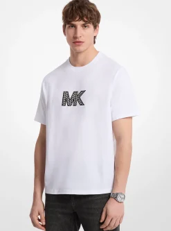 T-shirt em algodão com logótipo gráfico | Michael Kors [PT]