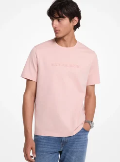 T-shirt em algodão com logótipo em relevo | Michael Kors [PT]