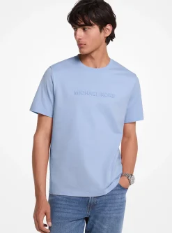 T-shirt em algodão com logótipo em relevo | Michael Kors [PT]