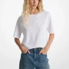 T-shirt em algodão com logótipo em relevo | Michael Kors [PT]