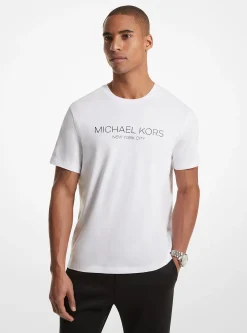 T-shirt em algodão com logótipo gráfico | Michael Kors [PT]