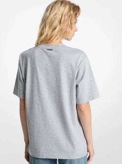 T-shirt em algodão com logótipo em relevo | Michael Kors [PT]