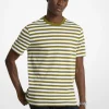T-shirt em algodão pima às riscas | Michael Kors [PT]