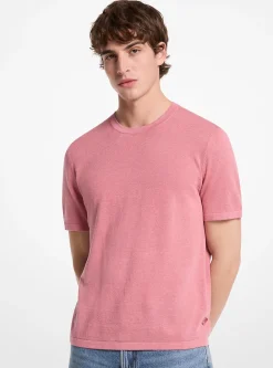 T-shirt em linho e algodão | Michael Kors [PT]