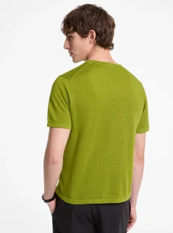 T-shirt em linho e algodão | Michael Kors [PT]