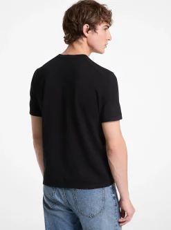 T-shirt em linho e algodão | Michael Kors [PT]